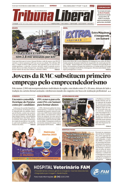 Tribuna Liberal - Edição de 30 de abril de 2023