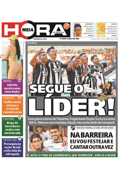 Meia Hora - Edição de 01 de maio de 2023