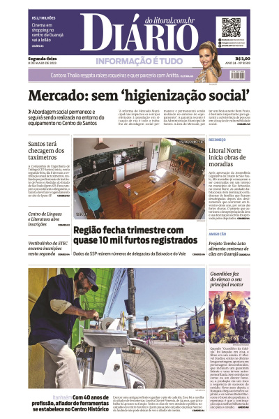 Diário do Litoral – Edição de 08 de maio de 2023
