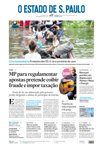 Estadão - Edição de 12 de Maio de 2023