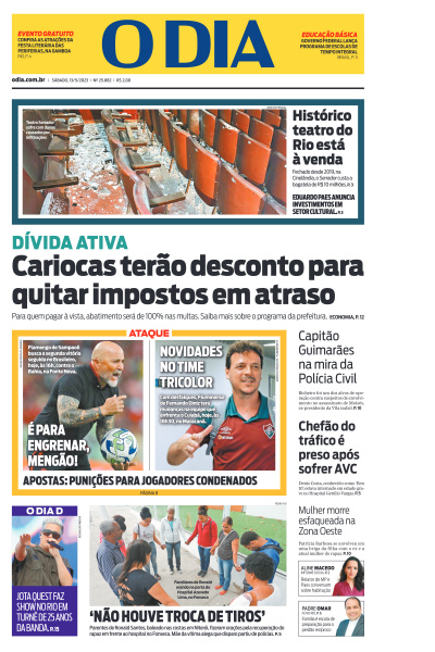 O DIA - Edição de 13 de Maio de 2023