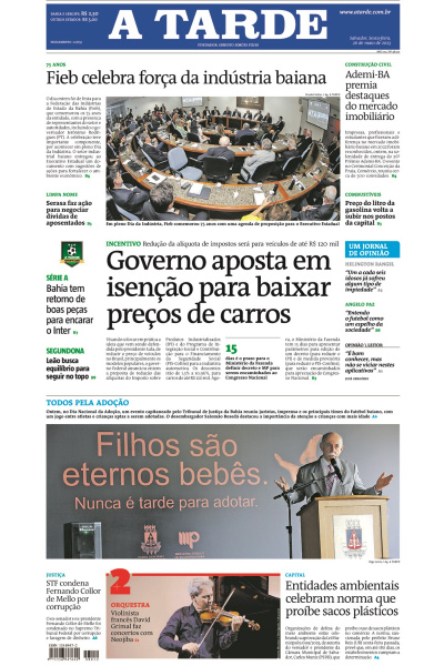 A TARDE - Edição de 26 de maio de 2023