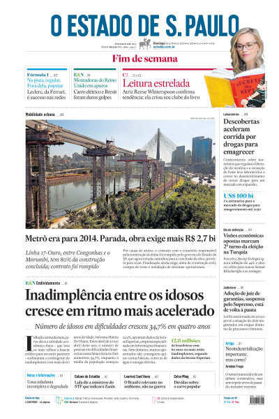 Estadão - Edição de 28 de Maio de 2023