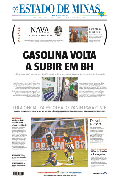 Estado de Minas - Edição de 02 de junho de 2023
