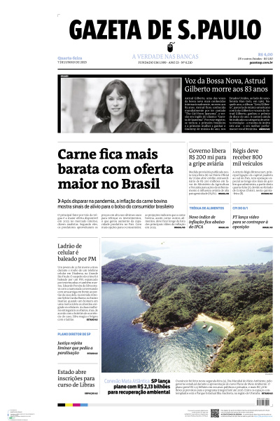 Gazeta de S. Paulo - Edição de 07 de Junho de 2023