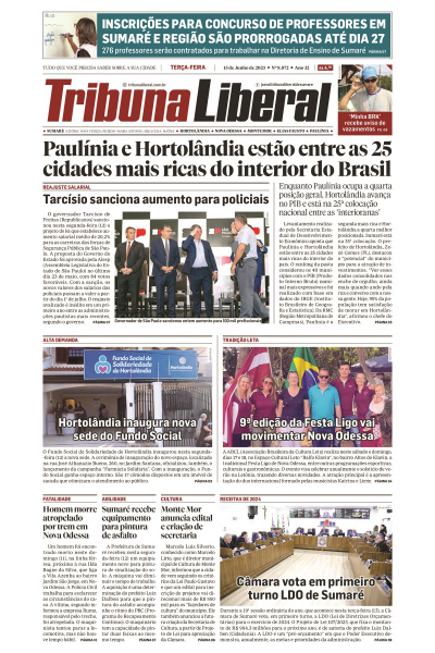 Tribuna Liberal - Edição de 13 de junho de 2023