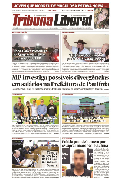 Tribuna Liberal - Edição de 15 de junho de 2023
