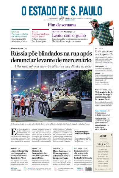Estadão - Edição de 24 de Junho de 2023