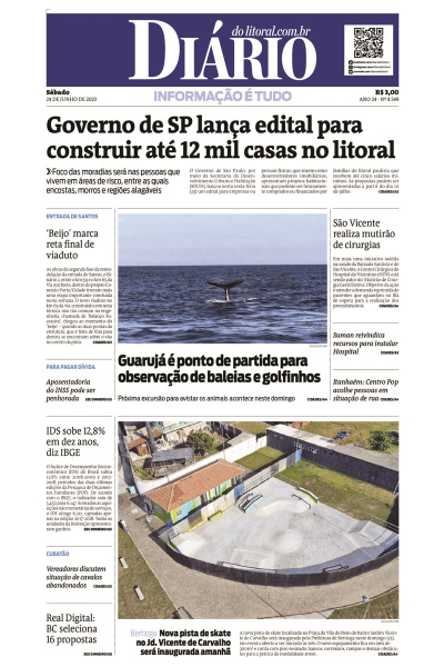 Diário do Litoral – Edição de 24 de junho de 2023