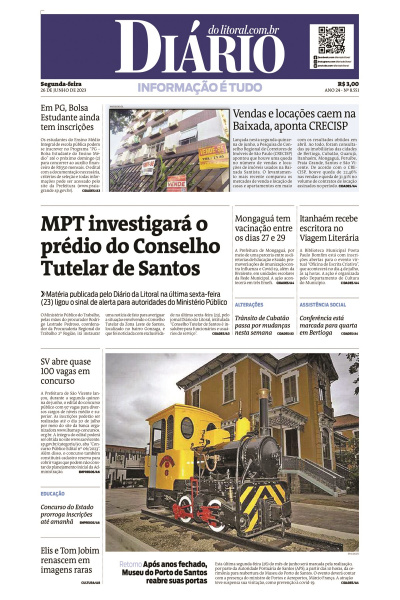 Diário do Litoral – Edição de 26 de junho de 2023