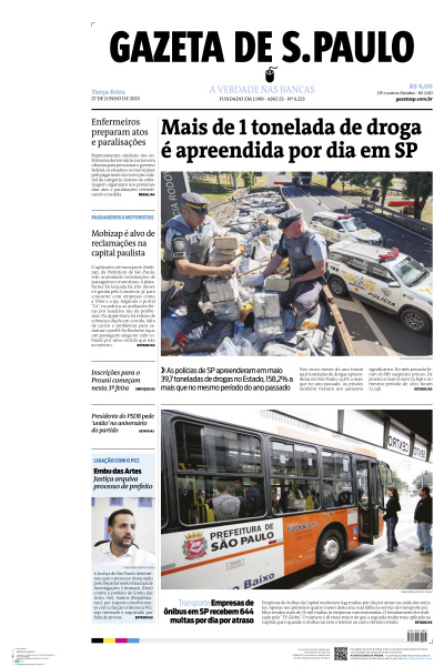 Gazeta de S. Paulo - Edição de 27 de Junho de 2023