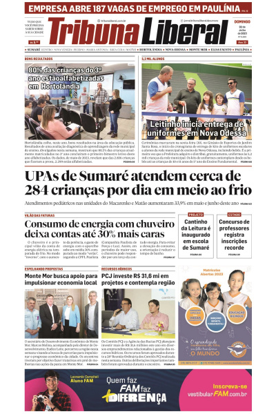 Tribuna Liberal - Edição de 02 de julho de 2023