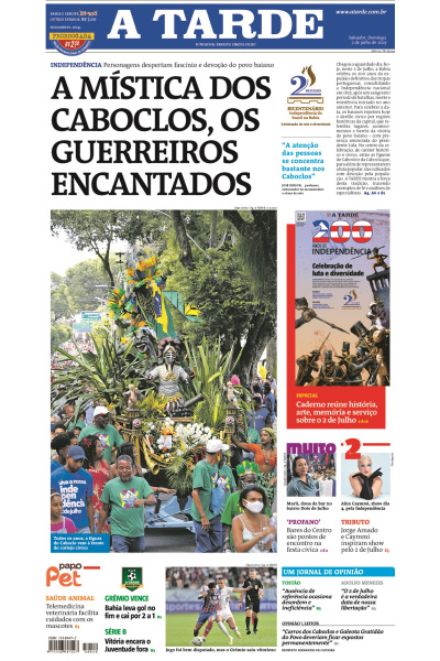 A TARDE - Edição de 02 de julho de 2023