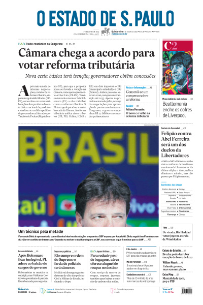 Estadão - Edição de 06 de Julho de 2023