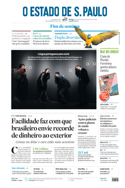 Estadão - Edição de 16 de Julho de 2023