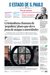 Estadão - Edição de 22 de Julho de 2023