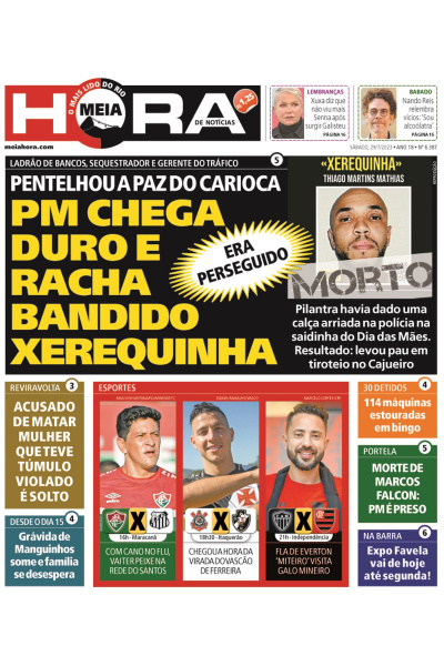 Meia Hora - Edição de 29 de julho de 2023