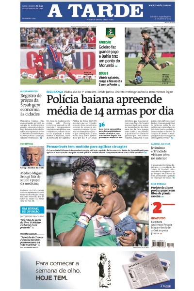 A TARDE - Edição de 31 de julho de 2023