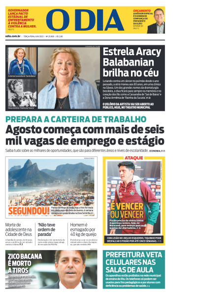 O DIA - Edição de 08 de Agosto de 2023