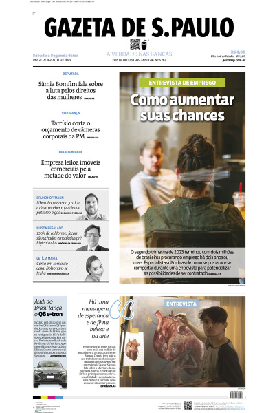 Gazeta de S. Paulo – Edição de 19 a 21 de Agosto de 2023