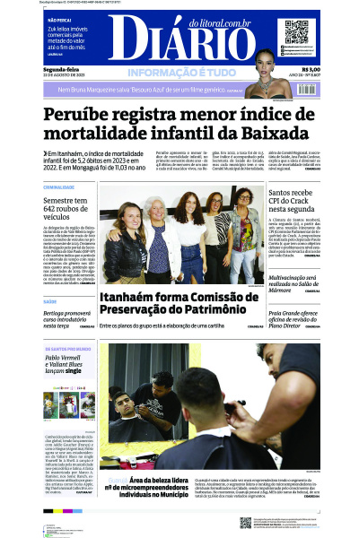 Diário do Litoral – Edição de 21 de agosto de 2023