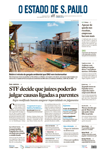 Estadão - Edição de 21 de Agosto de 2023