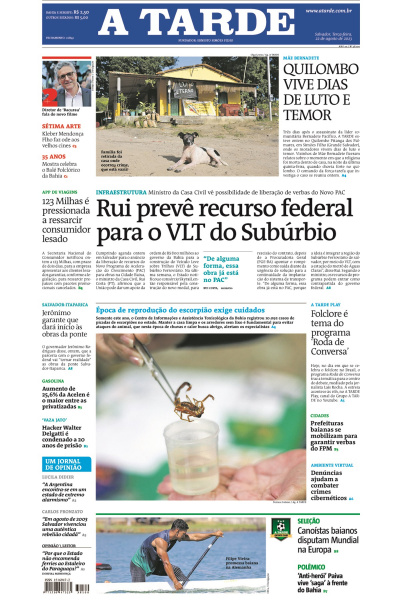 A TARDE - Edição de 22 de agosto de 2023
