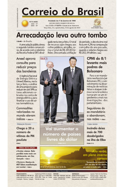 Correio do Brasil – Edição de 22 a 23 de agosto de 2023