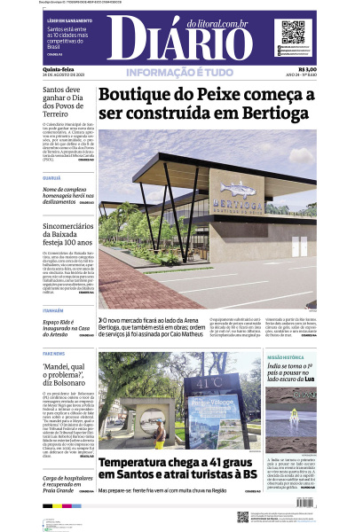 Diário do Litoral – Edição de 24 de agosto de 2023