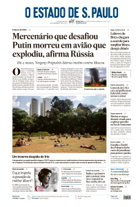 Estadão - Edição de 24 de Agosto de 2023
