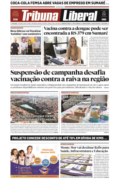 Tribuna Liberal - Edição de 27 de agosto de 2023
