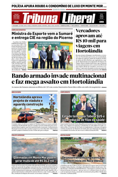 Tribuna Liberal - Edição de 30 de agosto de 2023