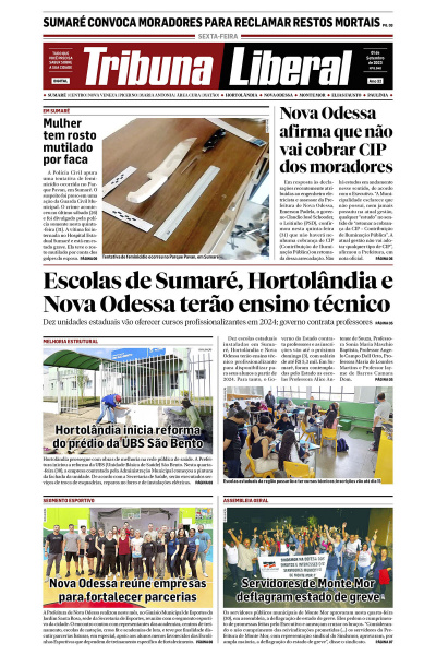 Tribuna Liberal - Edição de 01 de Setembro de 2023