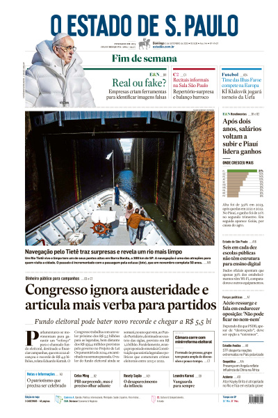 Estadão - Edição de 03 de Setembro de 2023