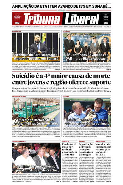 Tribuna Liberal - Edição de 03 de Setembro de 2023