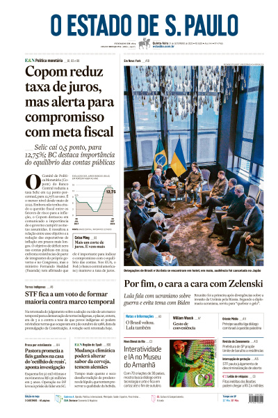 Estadão - Edição de 21 de Setembro de 2023