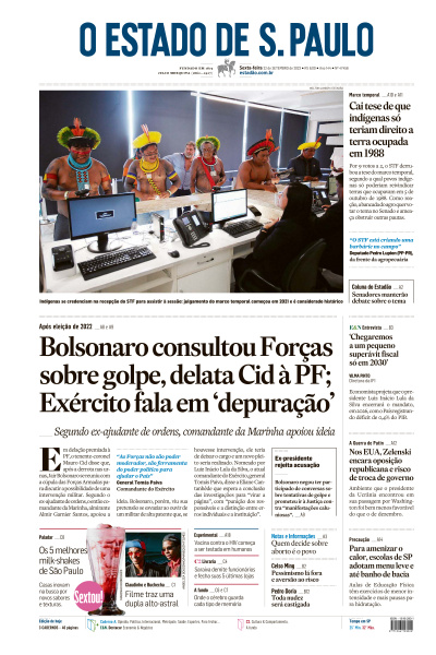 Estadão - Edição de 22 de Setembro de 2023