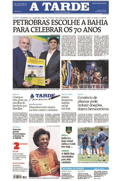 A TARDE - Edição de 07 de outubro de 2023