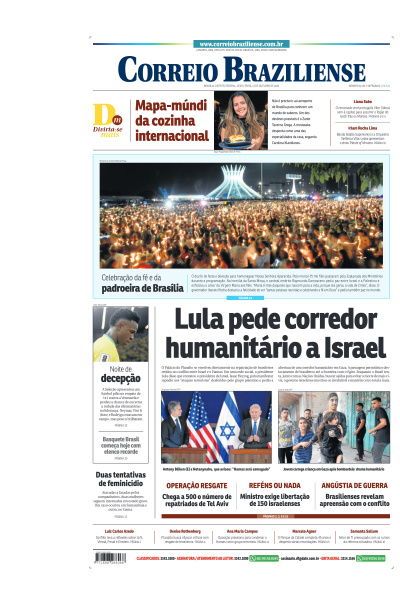Correio Braziliense - Edição de 13 de Outubro de 2023