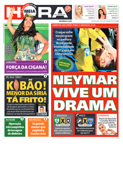 MEIA HORA - Edição de 18 de Outubro de 2023