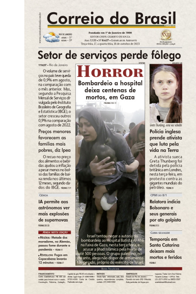 Correio do Brasil - Edição de 18 de Outubro de 2023