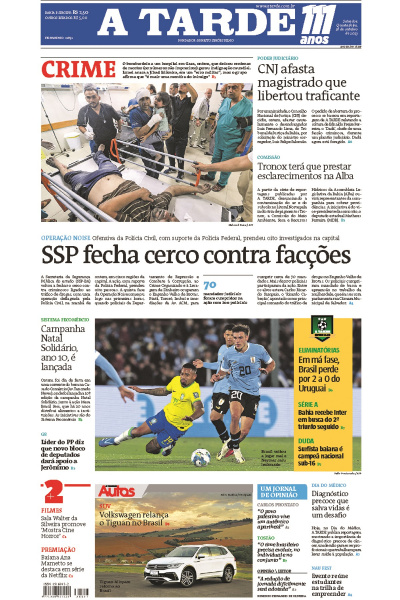 A TARDE - Edição de 18 de outubro de 2023