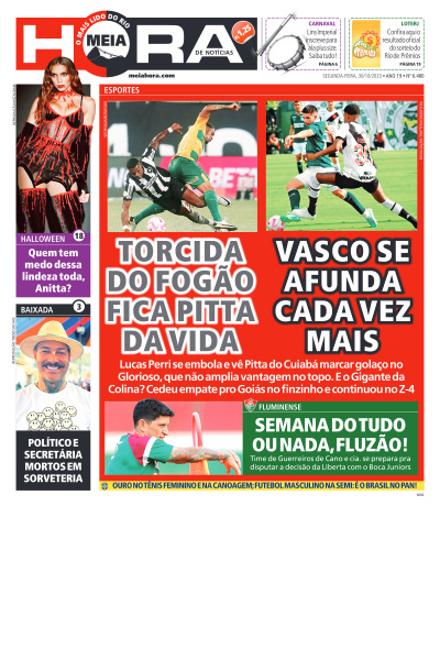 MEIA HORA - Edição de 30 de Outubro de 2023