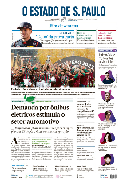 Estadão - Edição de 05 de Novembro de 2023