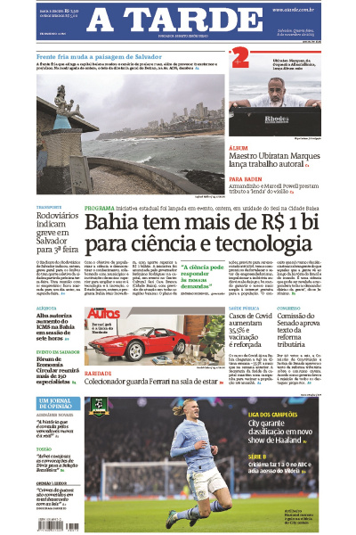 A TARDE - Edição de 08 de novembro de 2023