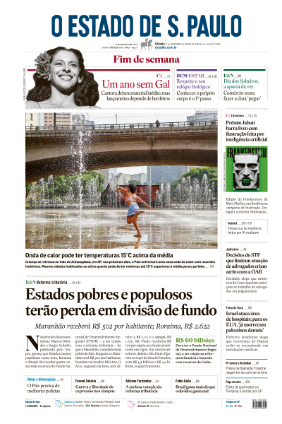 Estadão - Edição de 11 de Novembro de 2023