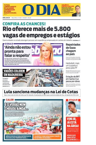 O DIA - Edição de 14 de Novembro de 2023