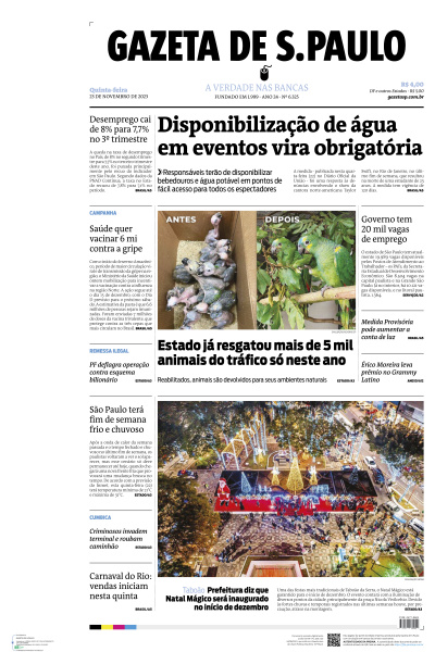 Gazeta de S. Paulo - Edição de 23 de Novembro de 2023