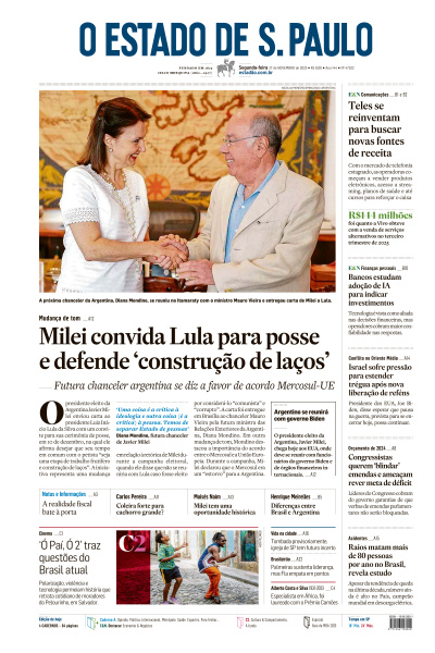Estadão - Edição de 27 de Novembro de 2023