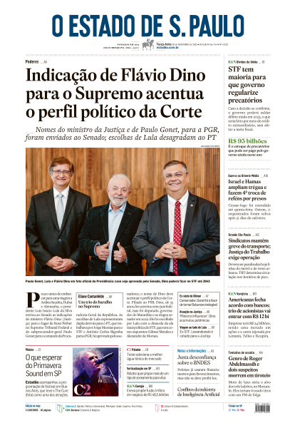 Estadão - Edição de 28 de Novembro de 2023